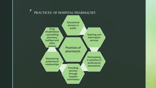  PROFESSIONAL RELATIONS AND PRACTICES OF HOSPITAL PHARMACIST.pptx