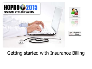 Getting started with Insurance Billing
 
