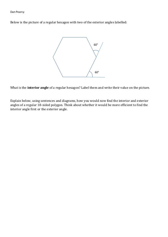 Hopscotch Interior And Exterior Angles Of Polygons