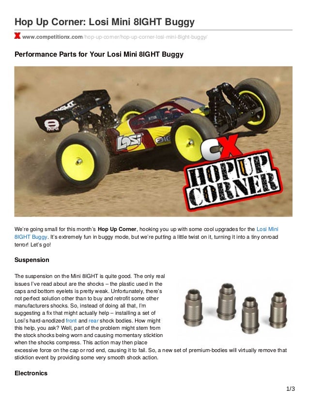 losi mini 8ight motor