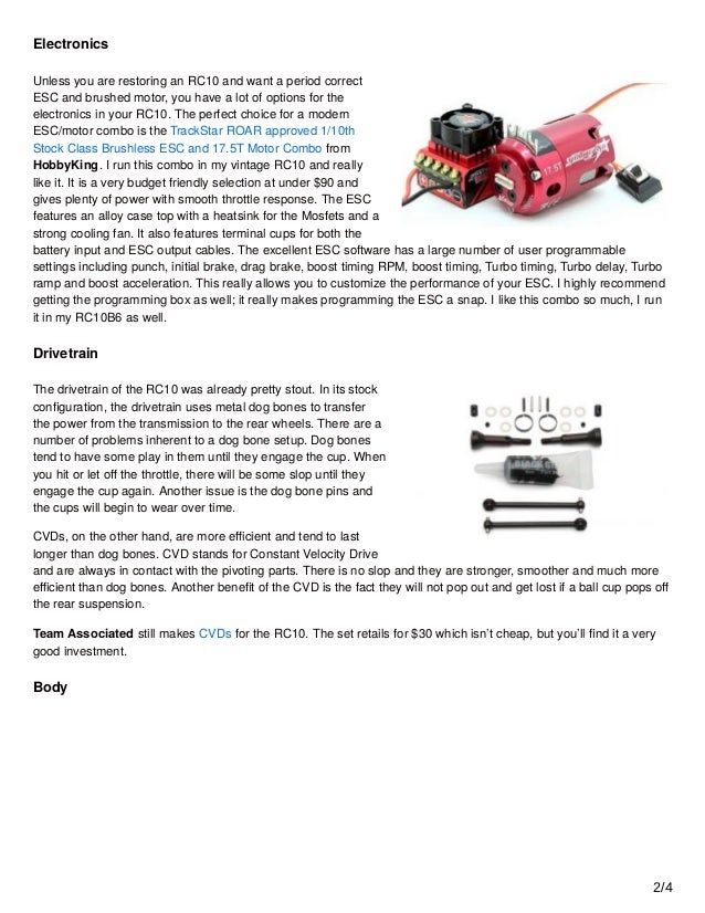 rc10 classic hop up parts