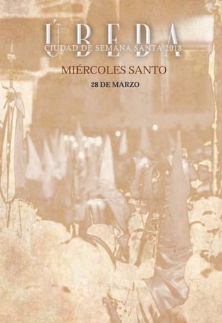 MIÉRCOLES SANTO
28 DE MARZO
 