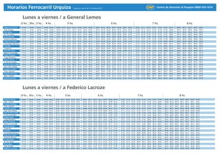 Horarios urquiza marzo web.compressed (3) | PDF