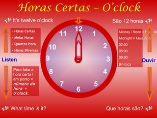 What time is it? Aprenda a falar as horas em inglês