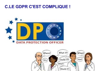 C.LE GDPR C'EST COMPLIQUE !
 