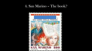 4. San Marino – The book?
 