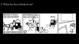 5. What has been blanked out?
 