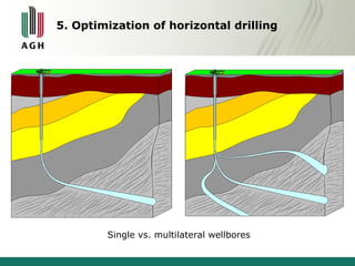 5. Optimization of horizontal drilling 
Single vs. multilateral wellbores 
 