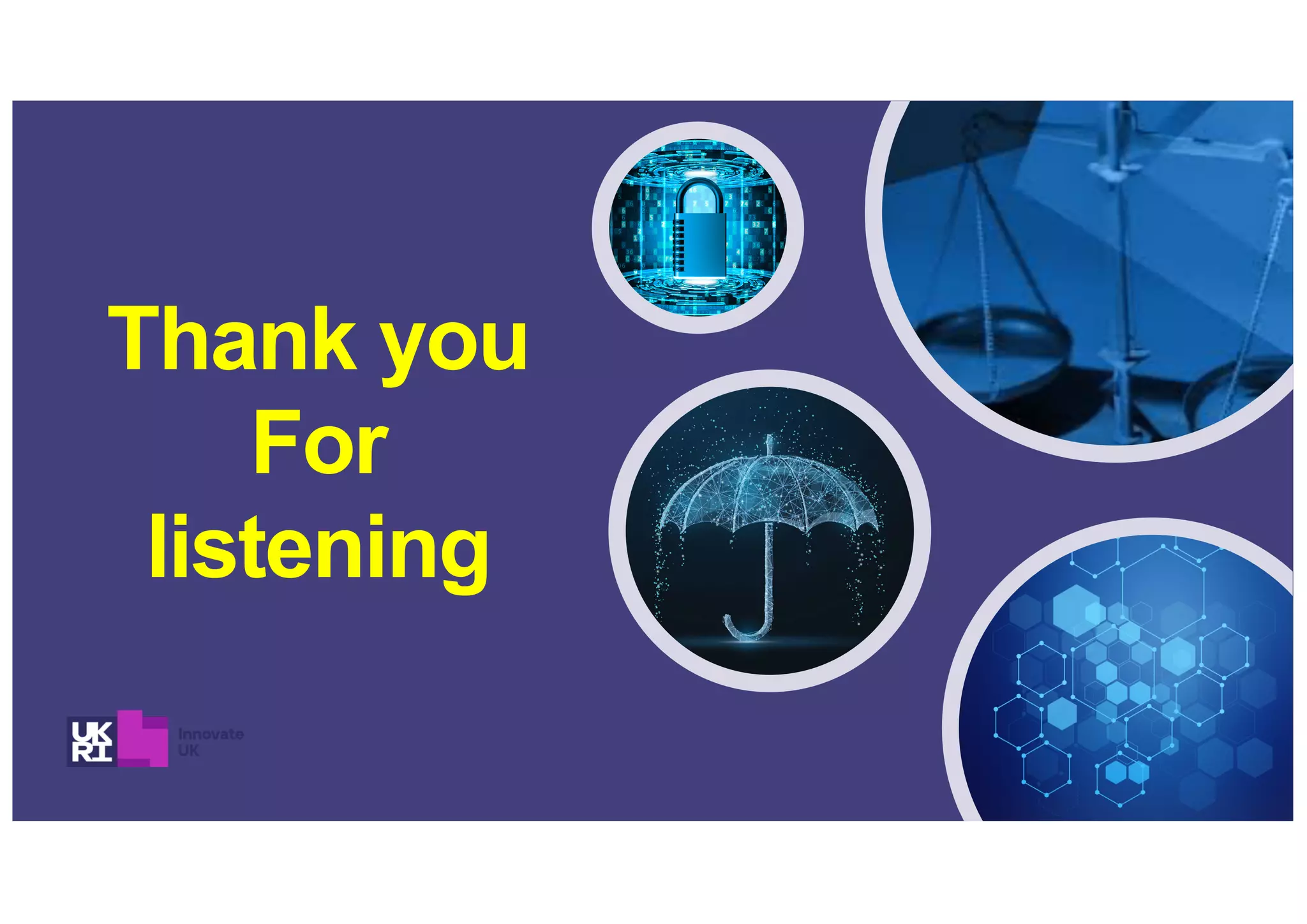 Thank you
For
listening
 