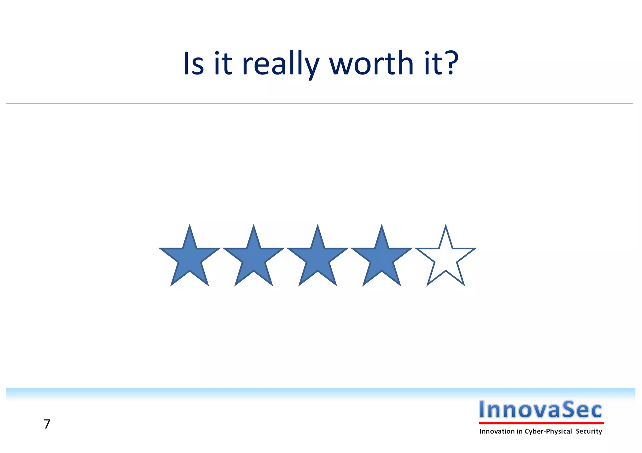 Is it really worth it?
7
 