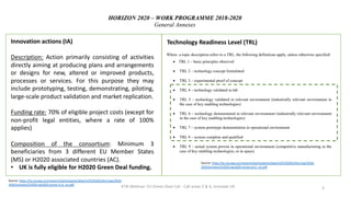 KTN Webinar: EU Green Deal Call - Call areas 3 & 4, Innovate UK 3
Source: https://ec.europa.eu/research/participants/data/...
