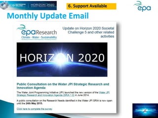 EPA Horizon 2020 SC5 Roadshow presentation - QUB 12.06.15