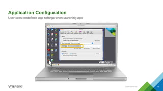 XYZ Incorporated
Application Configuration
13
User sees predefined app settings when launching app
CONFIDENTIAL
 