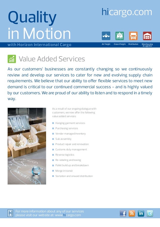 Horizon Cargo Value Added Services