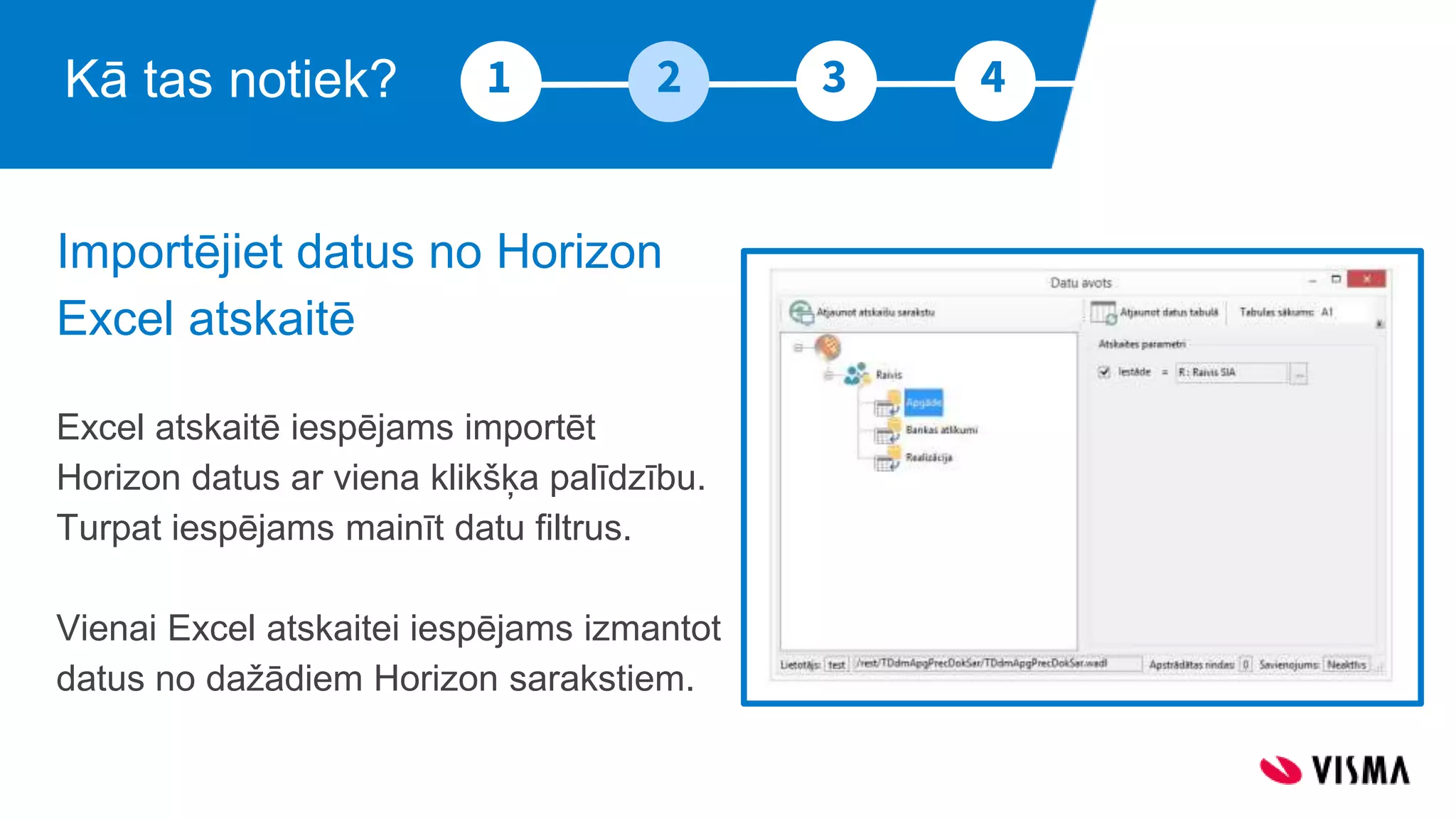 Horizon Excel spraudnis | PPTX