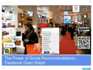20




The Power of Social Recommendations -
Facebook Open Graph
 