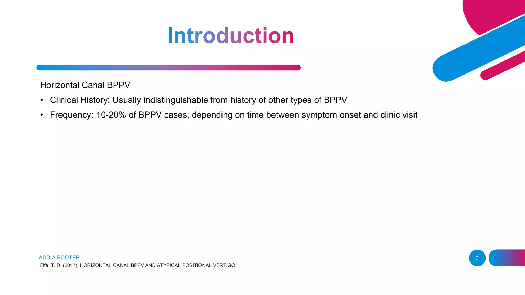 Horizontal Canal BPPV and Other Positional Vertigos | PPTX | Brain and ...