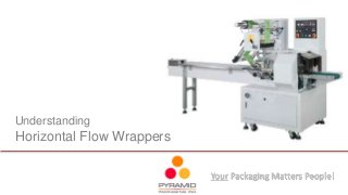 Your Packaging Matters People!
Understanding
Horizontal Flow Wrappers
 