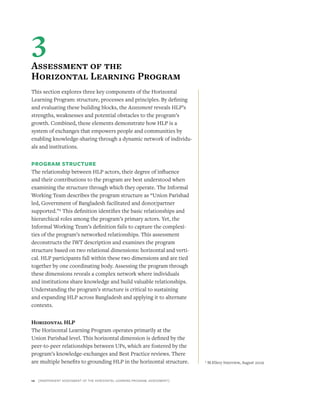 Horizontal Learning Examples World Bank - Horizontal Learning Program - Bangladesh | PDF