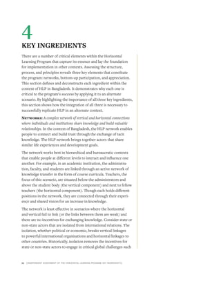 World Bank - Horizontal Learning Program - Bangladesh | PDF