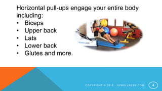 Horizontal Pull Examples Horizontal pull ups | PPSX
