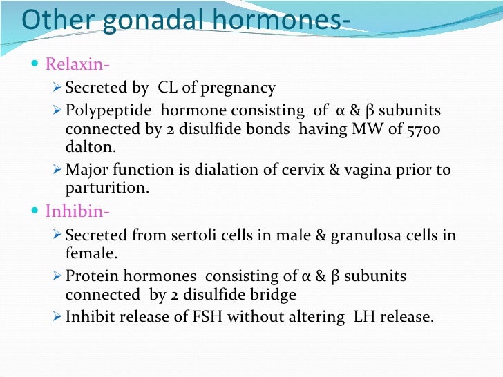 Hormonal basis of reproduction