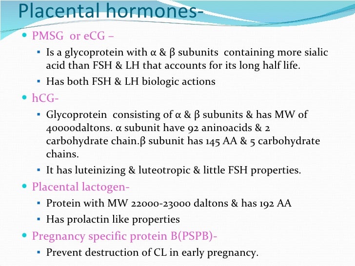 Hormonal basis of reproduction