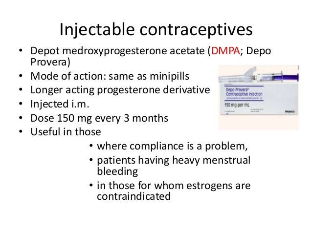 Risk Of Depo Medroxyprogesterone