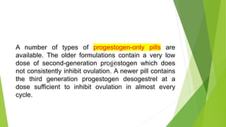 Hormonal contraception