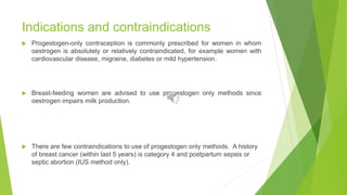 Hormonal contraception