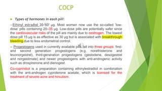 Hormonal contraception