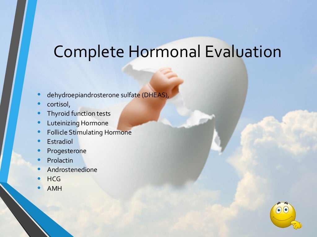 Hormonal evaluation of infertility
