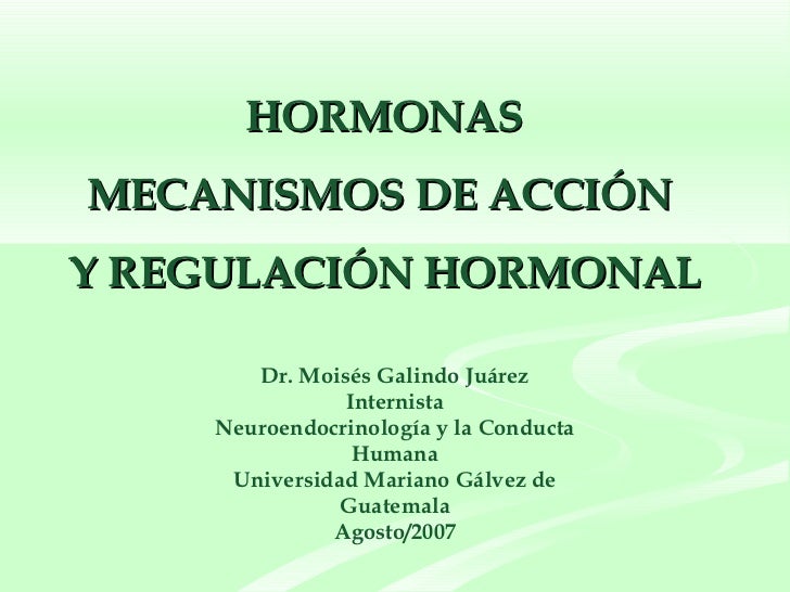 Hormonas Hormonas