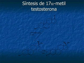 Síntesis de 17  -metil testosterona 