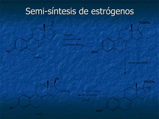 Semi-síntesis de estrógenos 