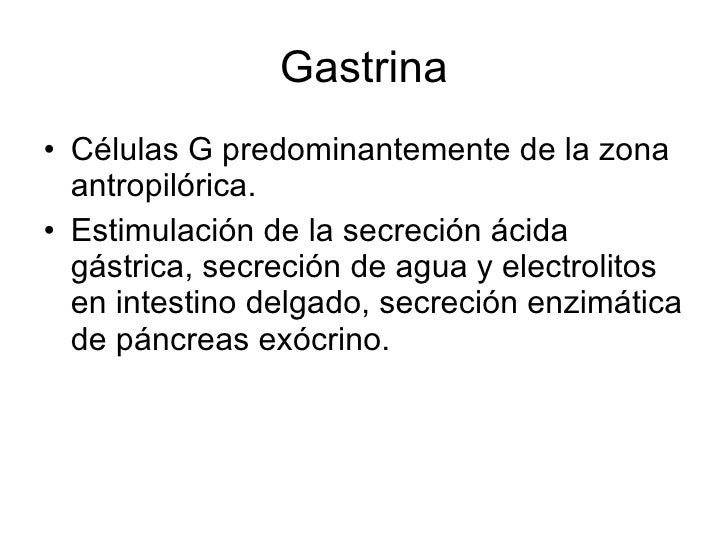 Hormonas Y Peptidos Gastrointestinales