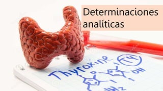 Determinaciones
analíticas
 