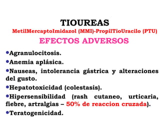 Ptu Rash Teorico de Hormonas Tiroideas | PPT