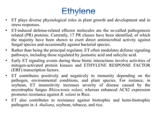 Hormone crosstalk in plant disease and defense | PPTX