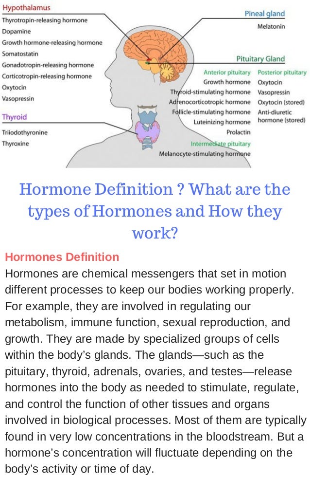 Hormone definition what are the types of hormones and how they work