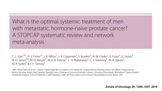 Annals of Oncology 29: 1249–1257, 2018
 