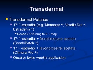 hormone replacement therapy new advance.ppt
