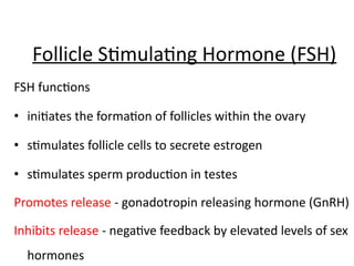 Fsh Function Comprehensive Overview of Hormone Chemistry and Endocrine System ...