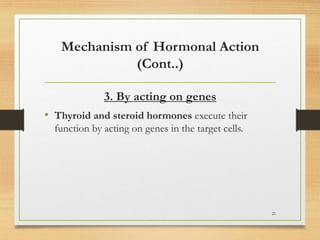 Comprehensive Overview of Hormones: Physiology, Classification, and ...