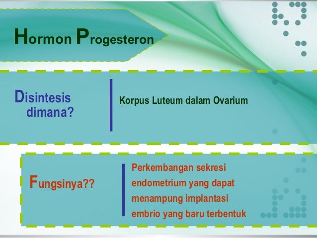 Hormon wanita dan Antikonseptiva Hormonal