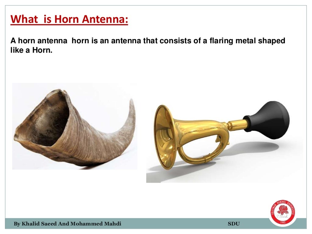 Horn antenna of antenna theory