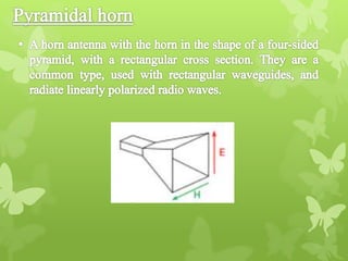 Horn antennas