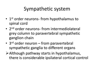 Horner's syndrome and Internuclear ophthalmoplegia | PPTX