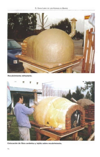 Recubrimientorslteetrño.
Colocación de fibra cerámica y tejido rpoQm mcubrimknto.
 