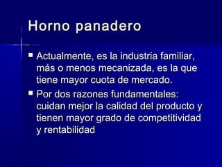 Horno a gas panadero industrial